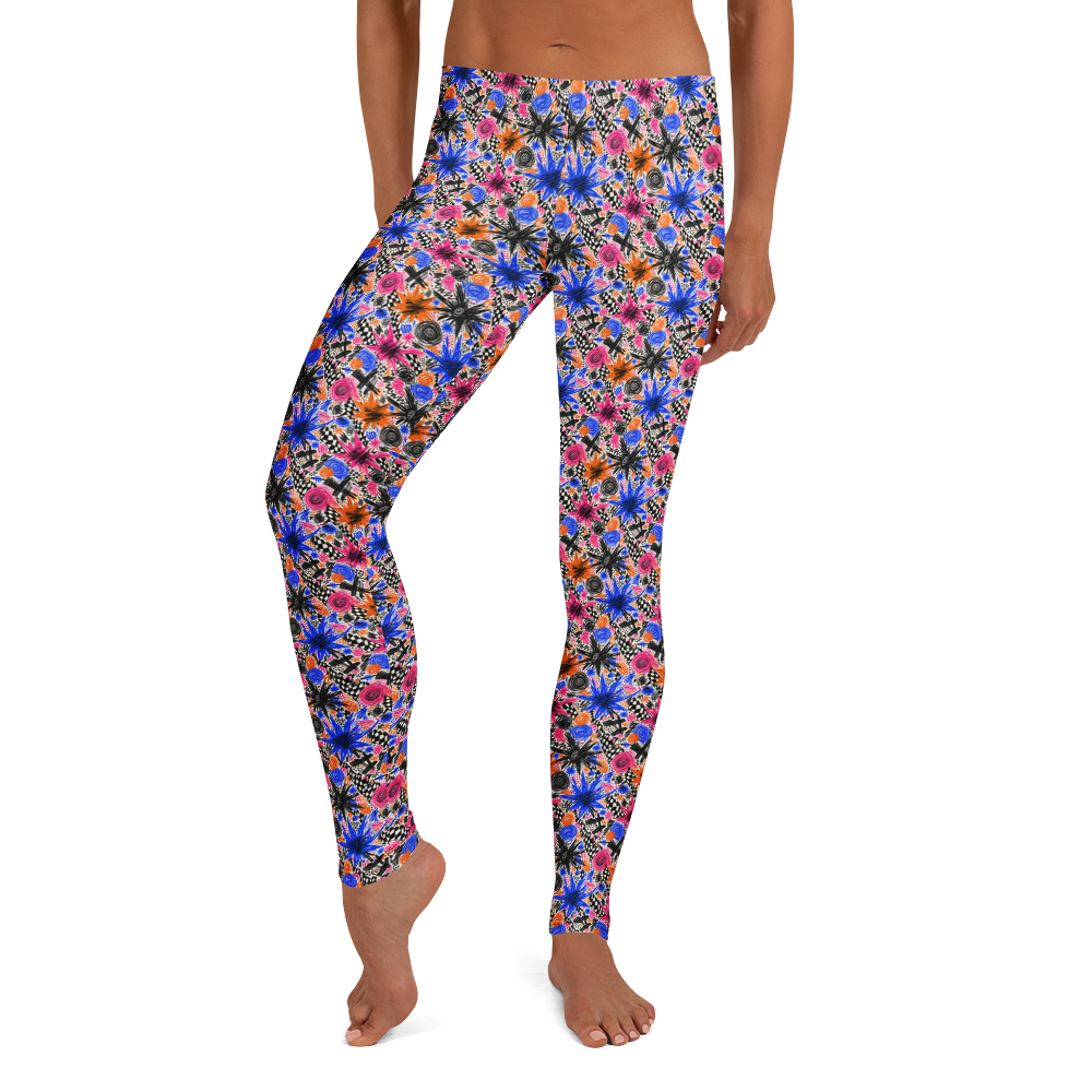 Pop Art Splatter Doodle Leggings