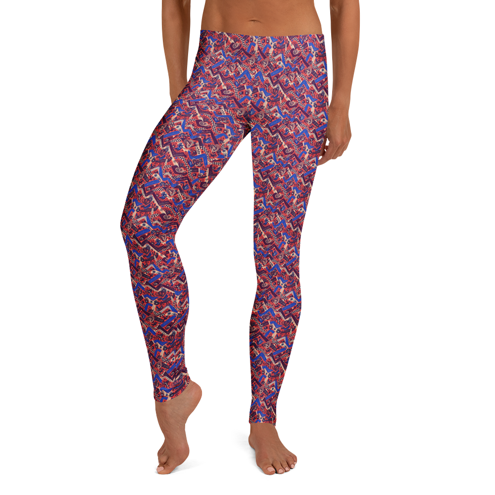 Valentine's Doodles Passionate Stride Women's Leggings