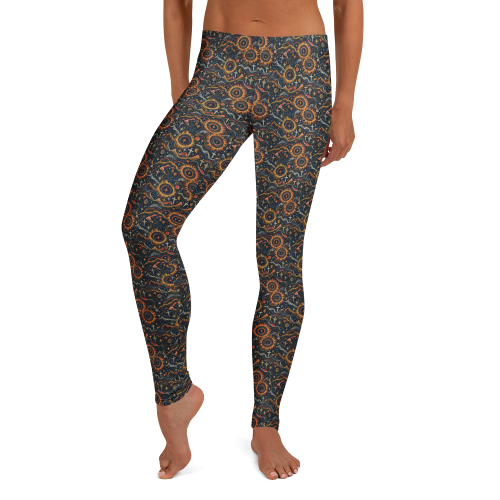 Divine Radiance Doodle Leggings