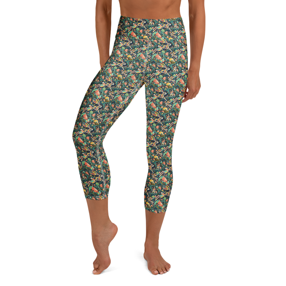Enchanting Bunnies and Spring Eggstravaganza Yoga Leggings