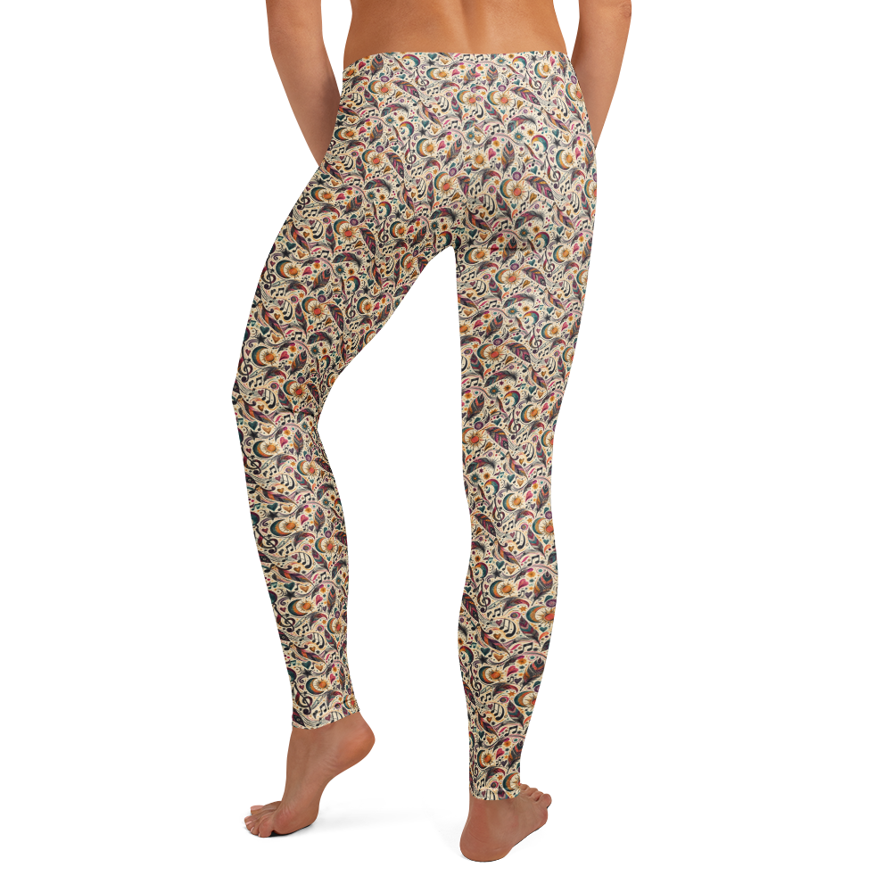 Bohemian Rhapsody Leggings - Rhythmic Expressions alternate view