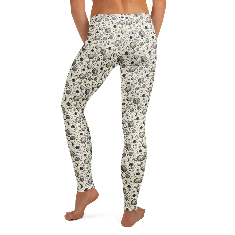 Orbital Zentangle Leggings - Orbital Elegance alternate view