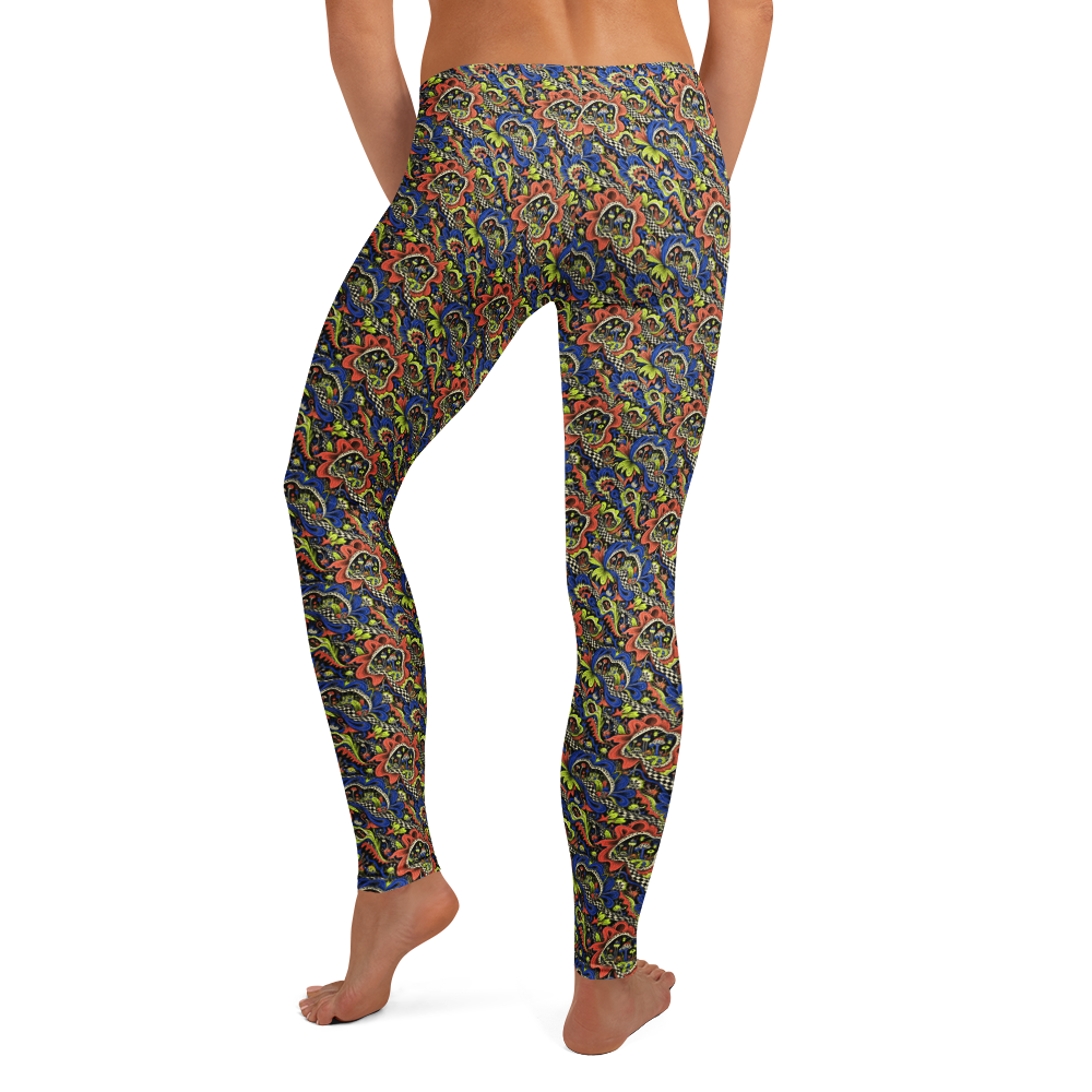Vibrant Blossom Leggings for Active Workouts alternate view