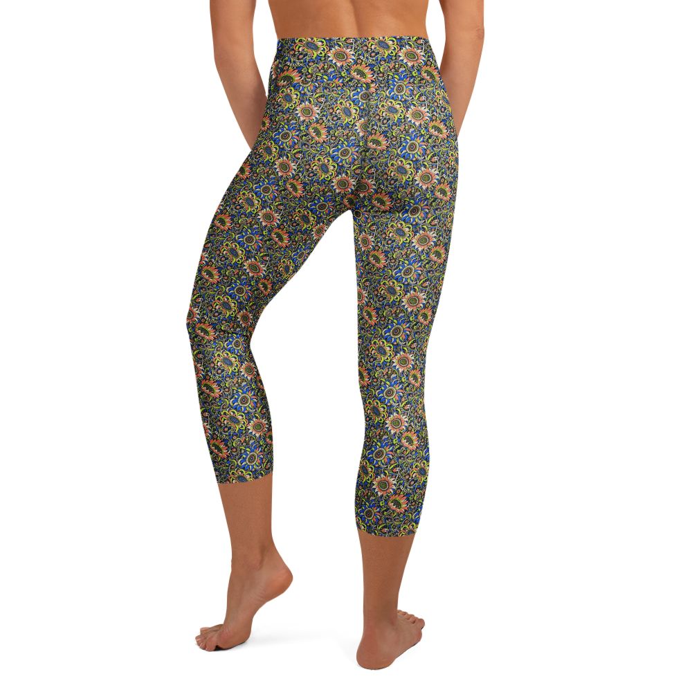 Sunflower Fantasy Leggings for Yoga Practice alternate view