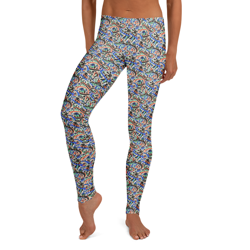 Artistic Fun Cute Doodles Leggings for All Occasions
