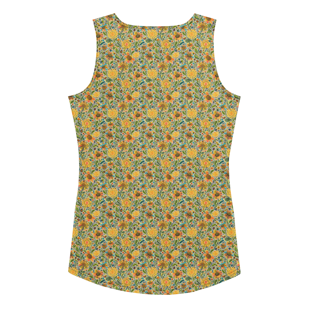 Sunlit Garden Doodle Tank Top alternate view