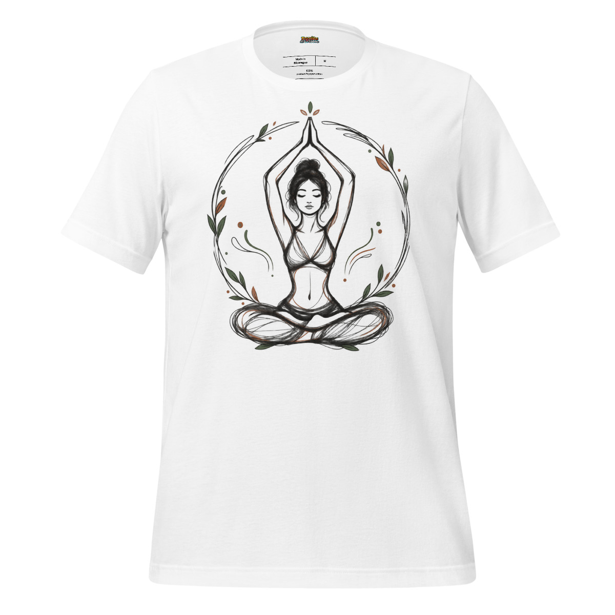 Yogic Serenity T-Shirt with Calm Pose Design