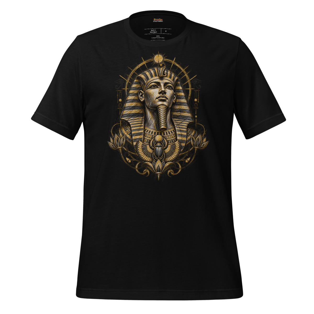 Pharaoh's Glyph T Shirt Eternal Egypt Scribble alternate view