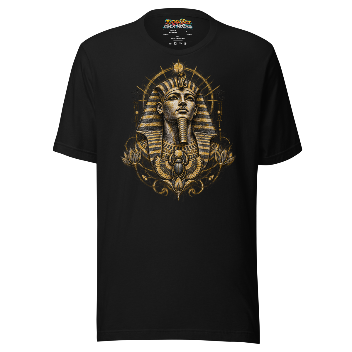 Pharaoh's Glyph T Shirt Eternal Egypt Scribble alternate view