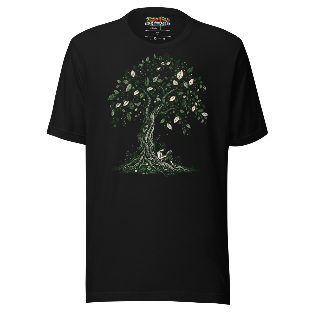 Literary Shade T Shirt Whispers of Nature Design alternate view