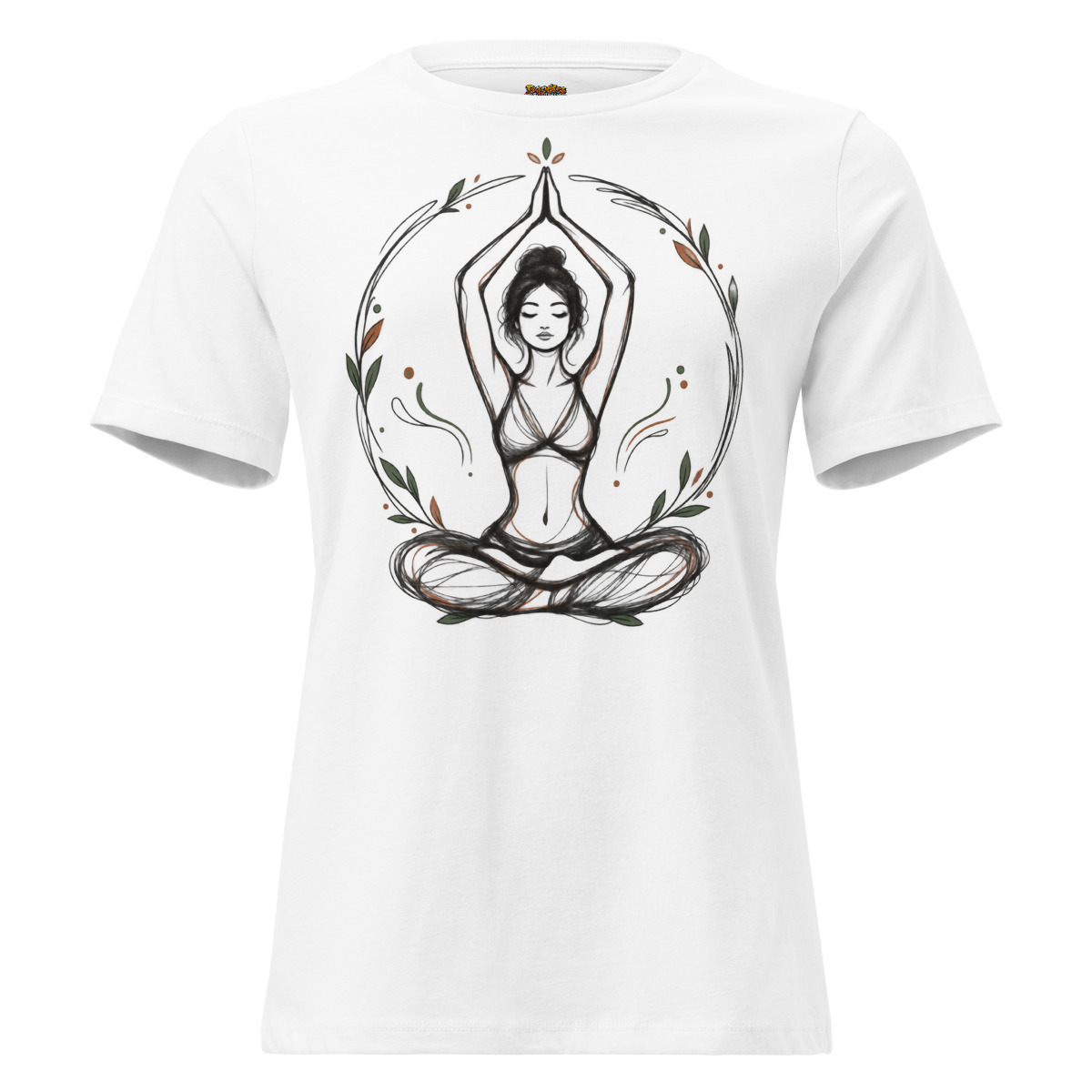 Yogic Serenity with Calm Pose Design — Women’s relaxed T-shirt