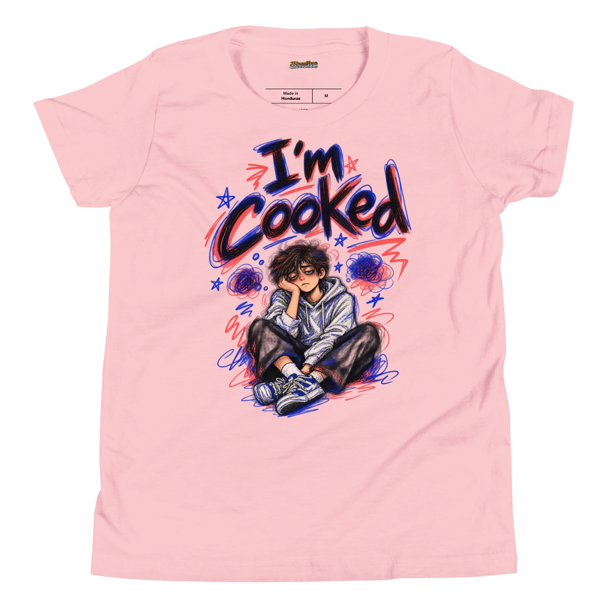 I'm Cooked Youth T Shirt alternate view