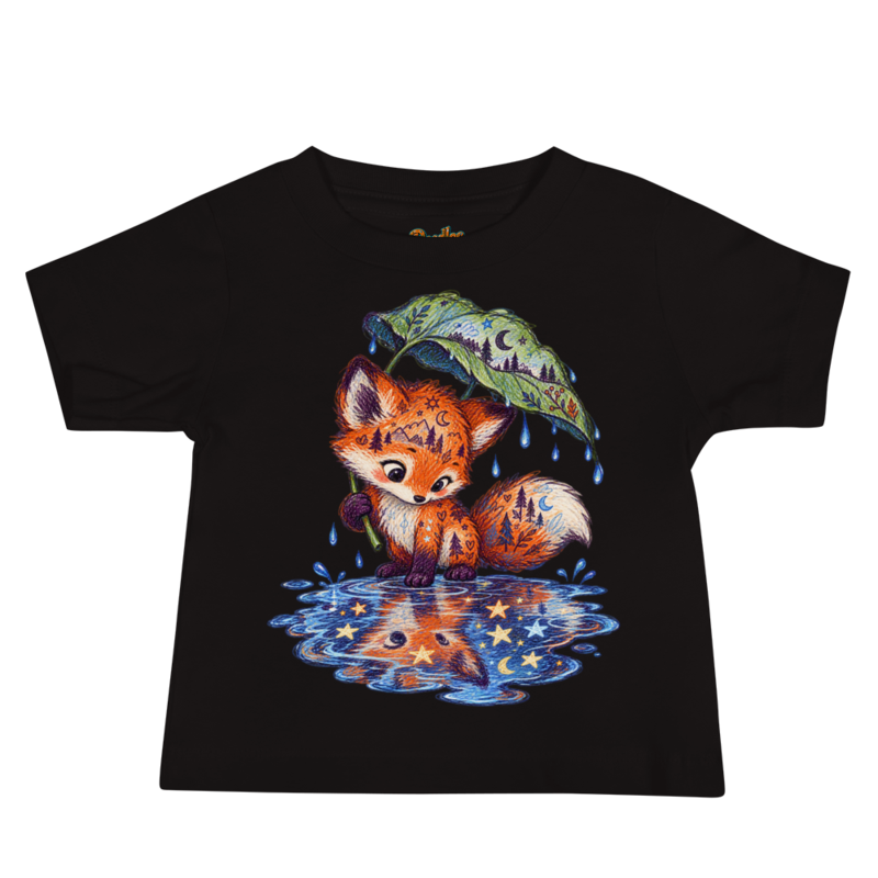 Fox Leaf Umbrella Baby T Shirt alternate view