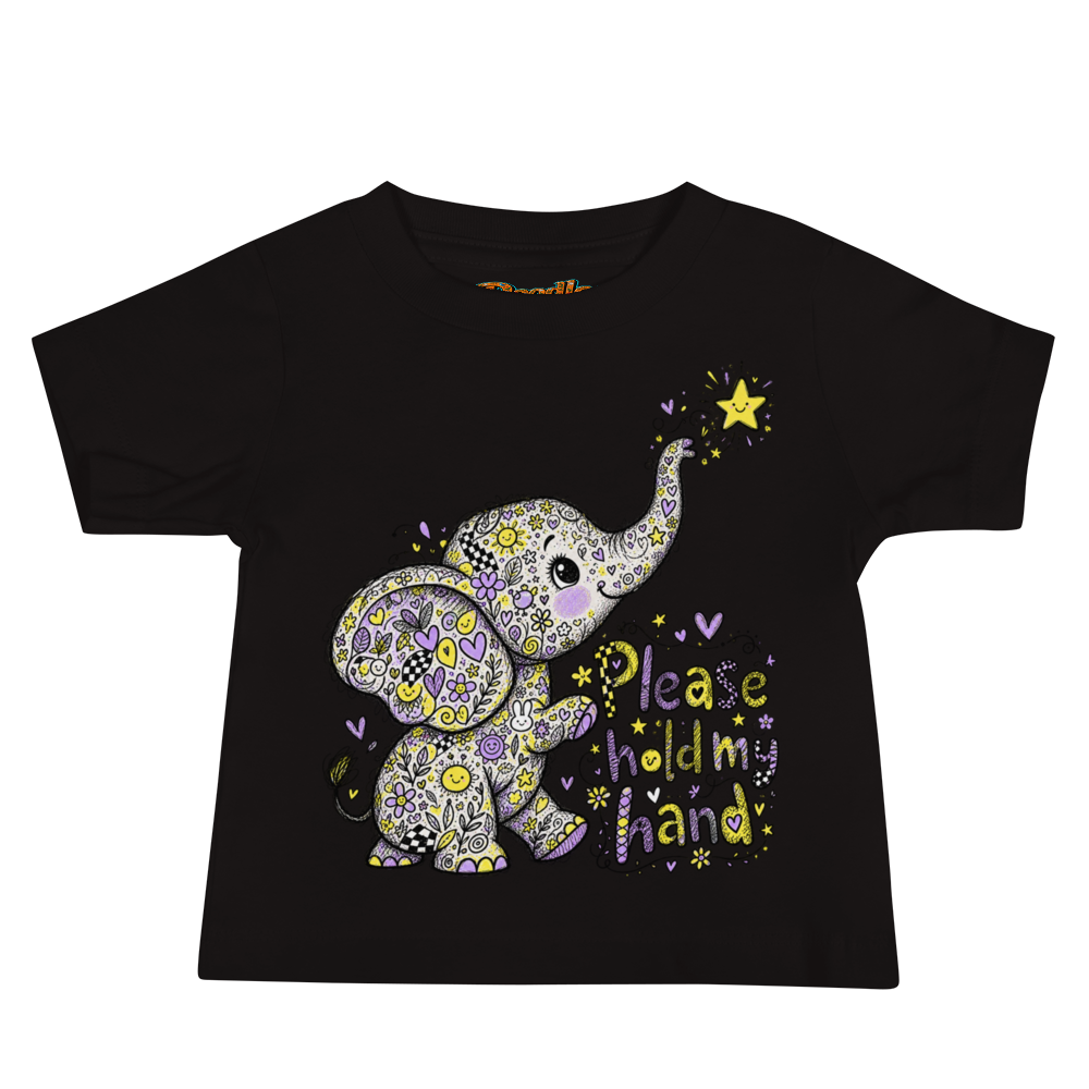 Exact Words Please Hold My Hand Beside A Max Doodles Baby T Shirt alternate view
