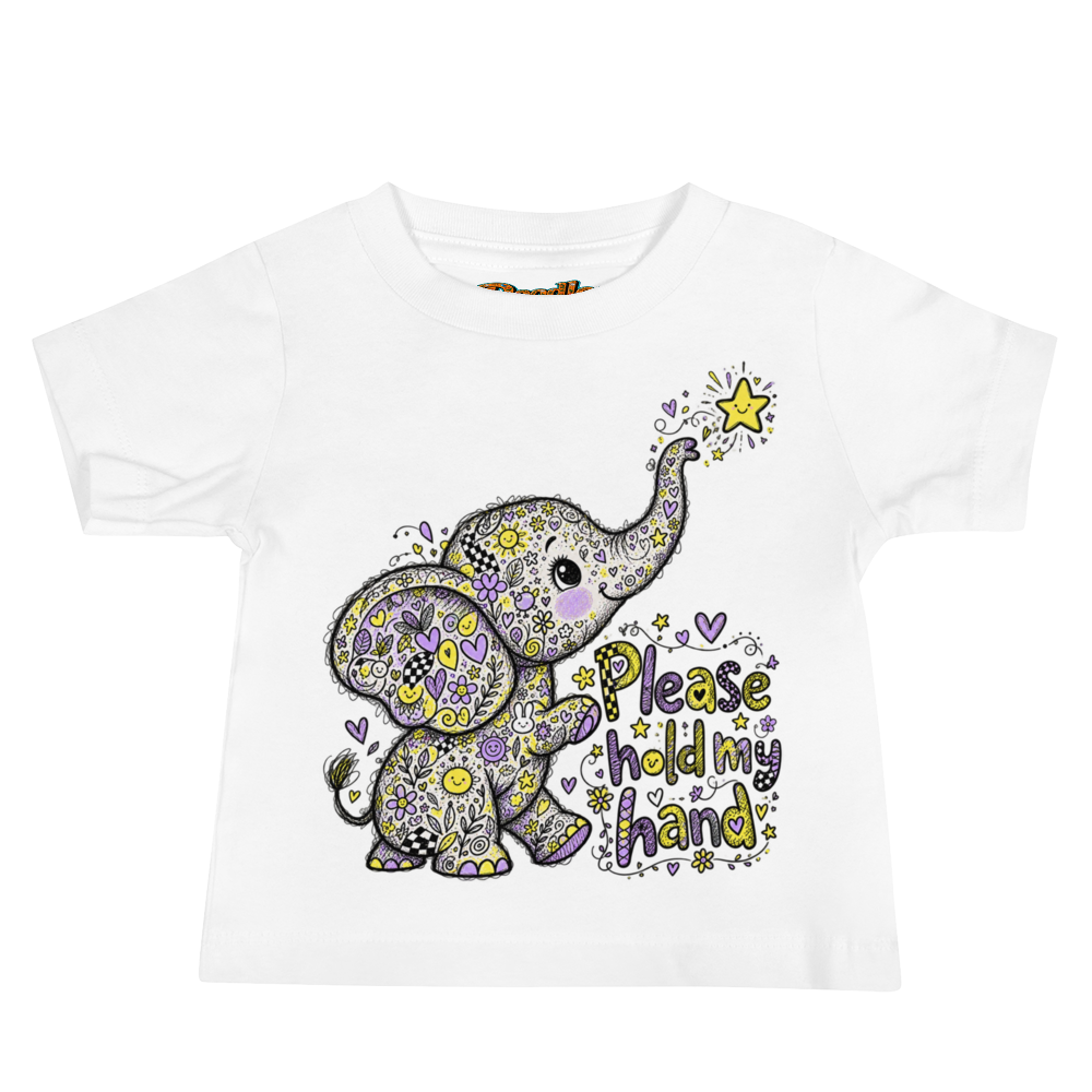 Exact Words Please Hold My Hand Beside A Max Doodles Baby T Shirt