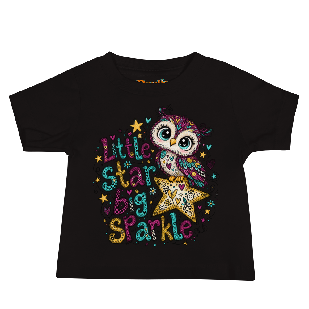 Exact Words Little Star Big Sparkle With A Max Doodles Baby T Shirt alternate view