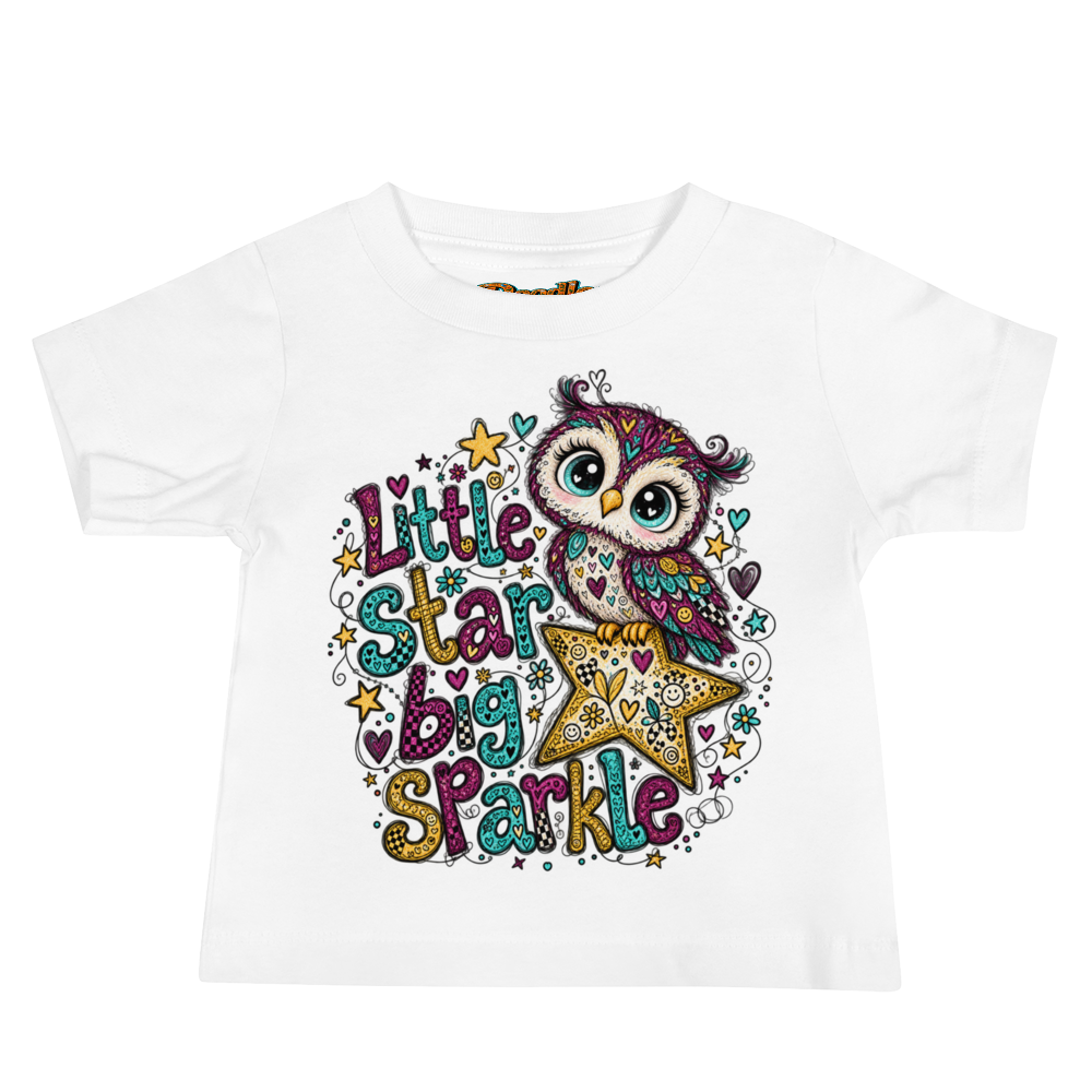 Exact Words Little Star Big Sparkle With A Max Doodles Baby T Shirt
