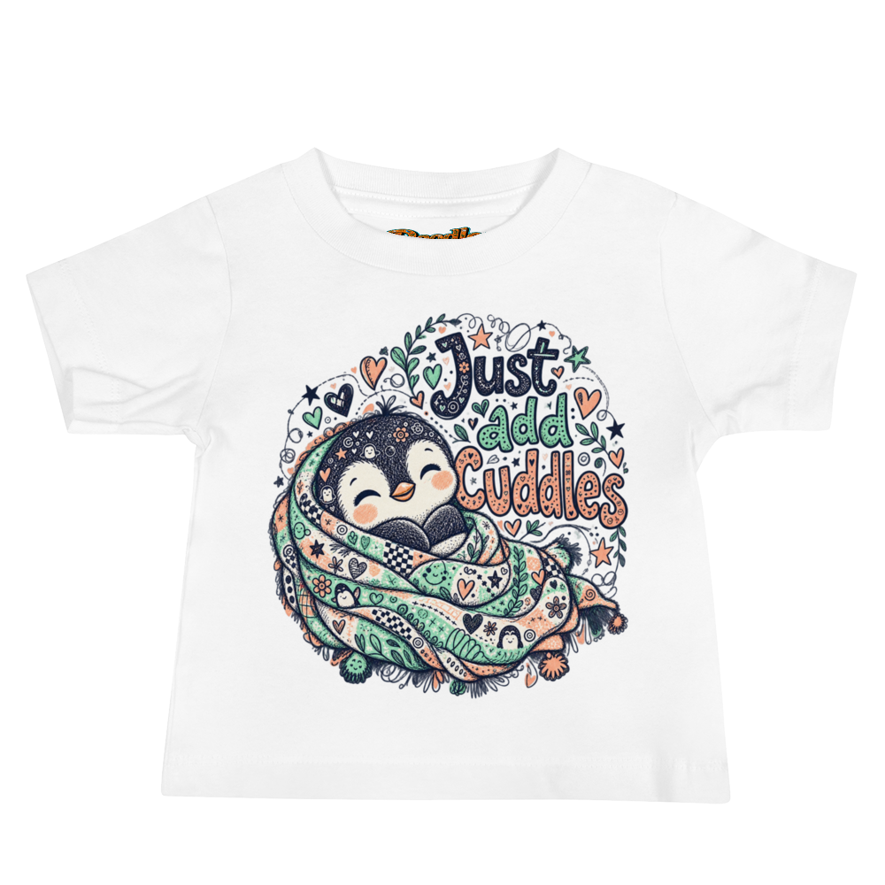Exact Words Just Add Cuddles Beside A Small Max Doodles Baby T Shirt