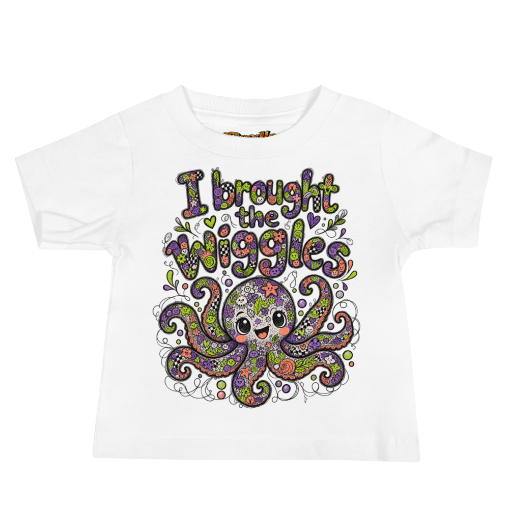 Exact Words I Brought The Wiggles With A Max Doodles Baby T Shirt