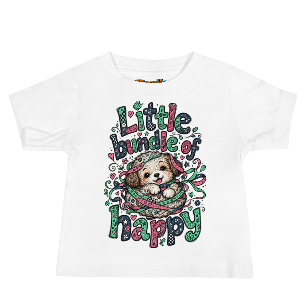 Exact Words Little Bundle Of Happy Around A Max Doodles Baby T Shirt