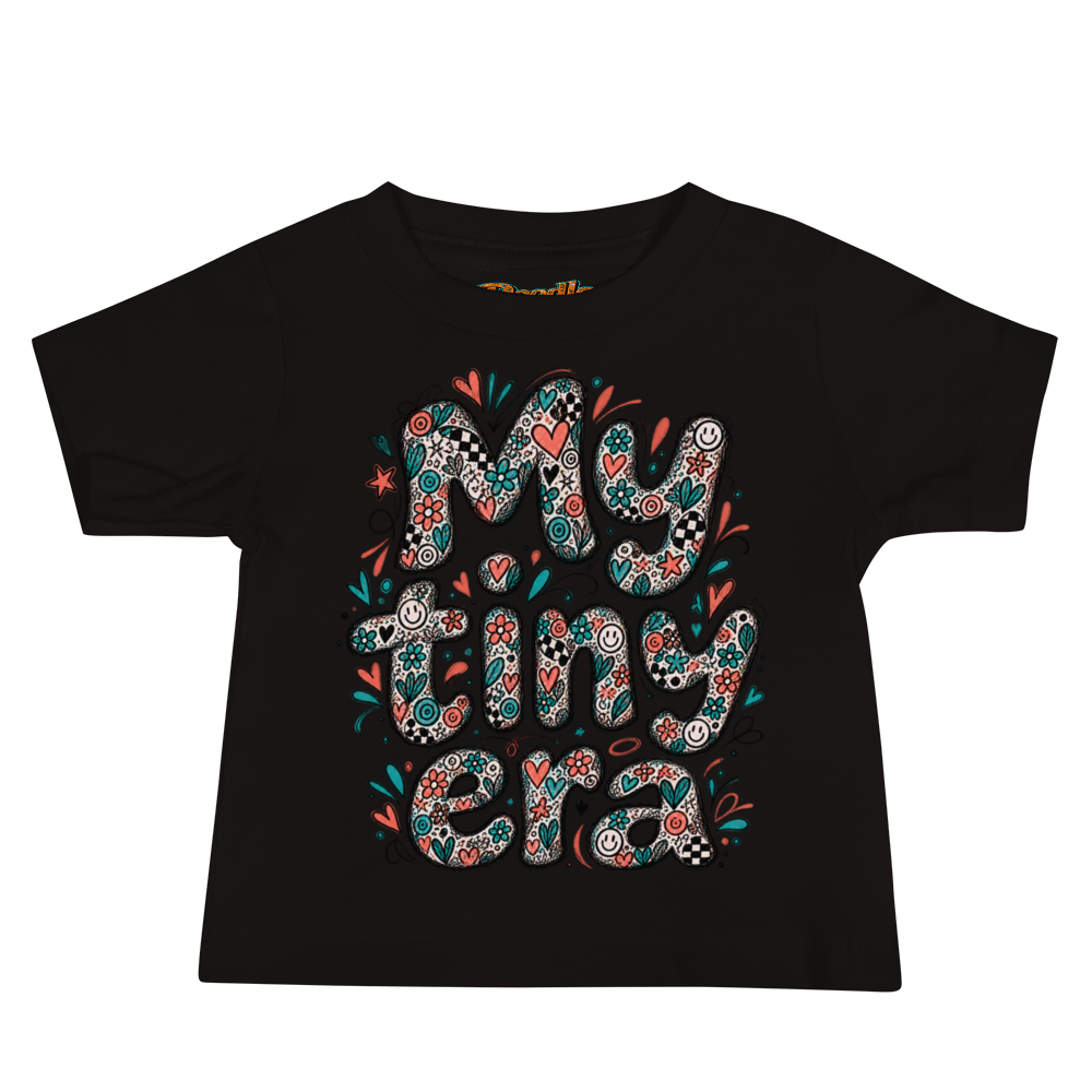 Exact Words My Tiny Era In Modern Handdrawn Max Doodles Baby T Shirt alternate view