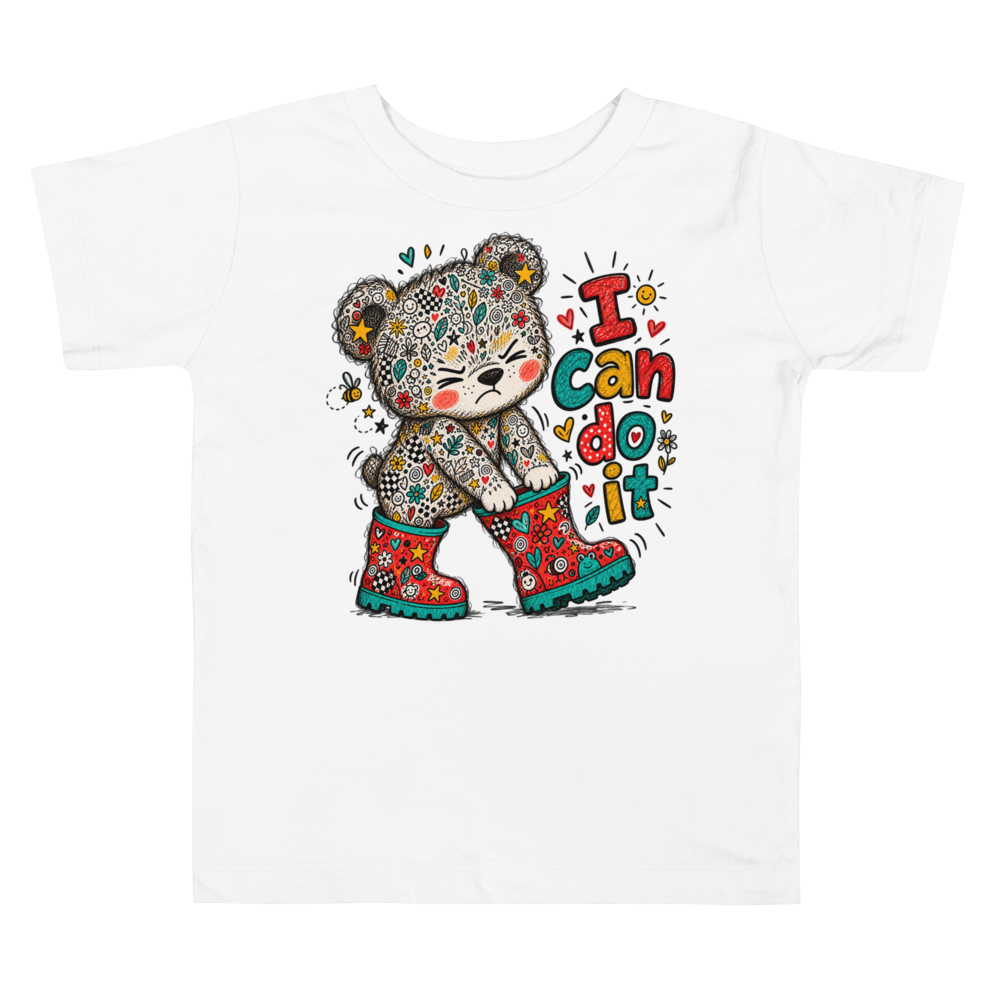 Exact Words I Can Do It A Determined Max Doodles Toddler T Shirt