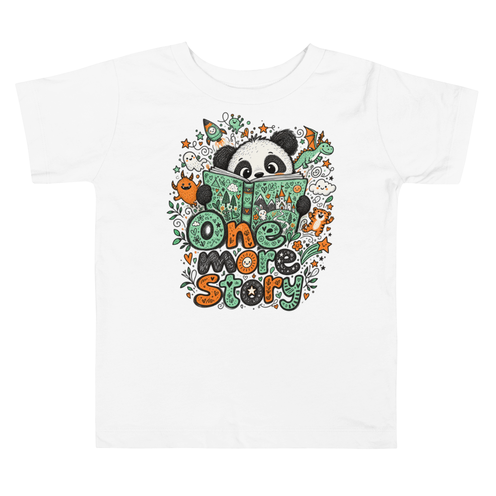 Exact Words One More Story A Panda Hides Max Doodles Toddler T Shirt