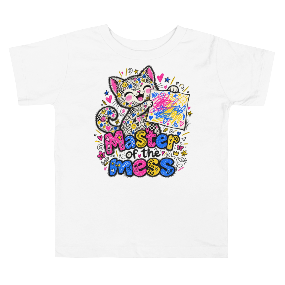 Exact Words Master Of The Mess A Kitten Max Doodles Toddler T Shirt
