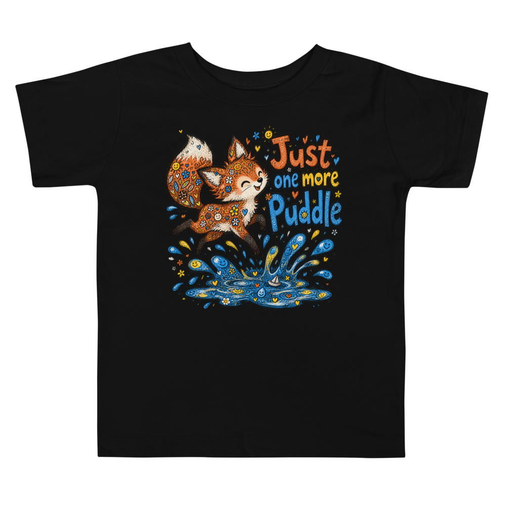 Exact Words Just One More Puddle A Fox Max Doodles Toddler T Shirt alternate view