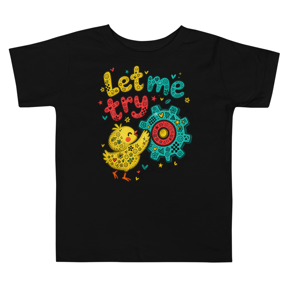 Exact Words Let Me Try A Chick Reaches Max Doodles Toddler T Shirt alternate view