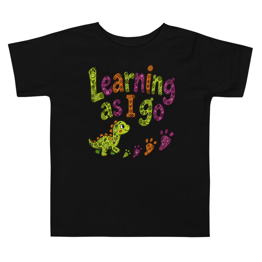 Exact Words Learning As I Go A Little Max Doodles Toddler T Shirt alternate view