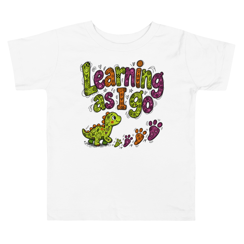 Exact Words Learning As I Go A Little Max Doodles Toddler T Shirt