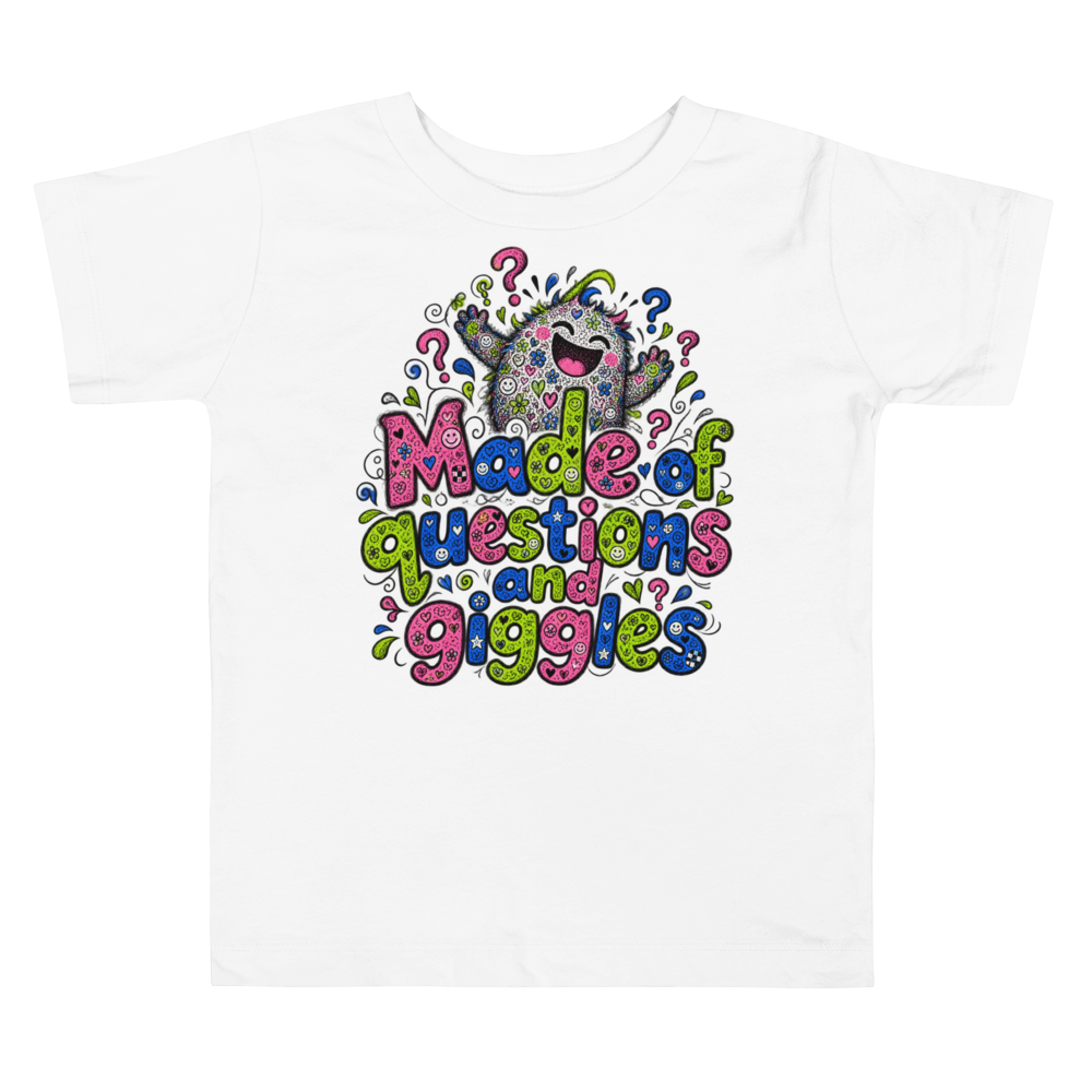 Exact Words Made Of Questions And Giggles A Max Doodles Toddler T Shirt