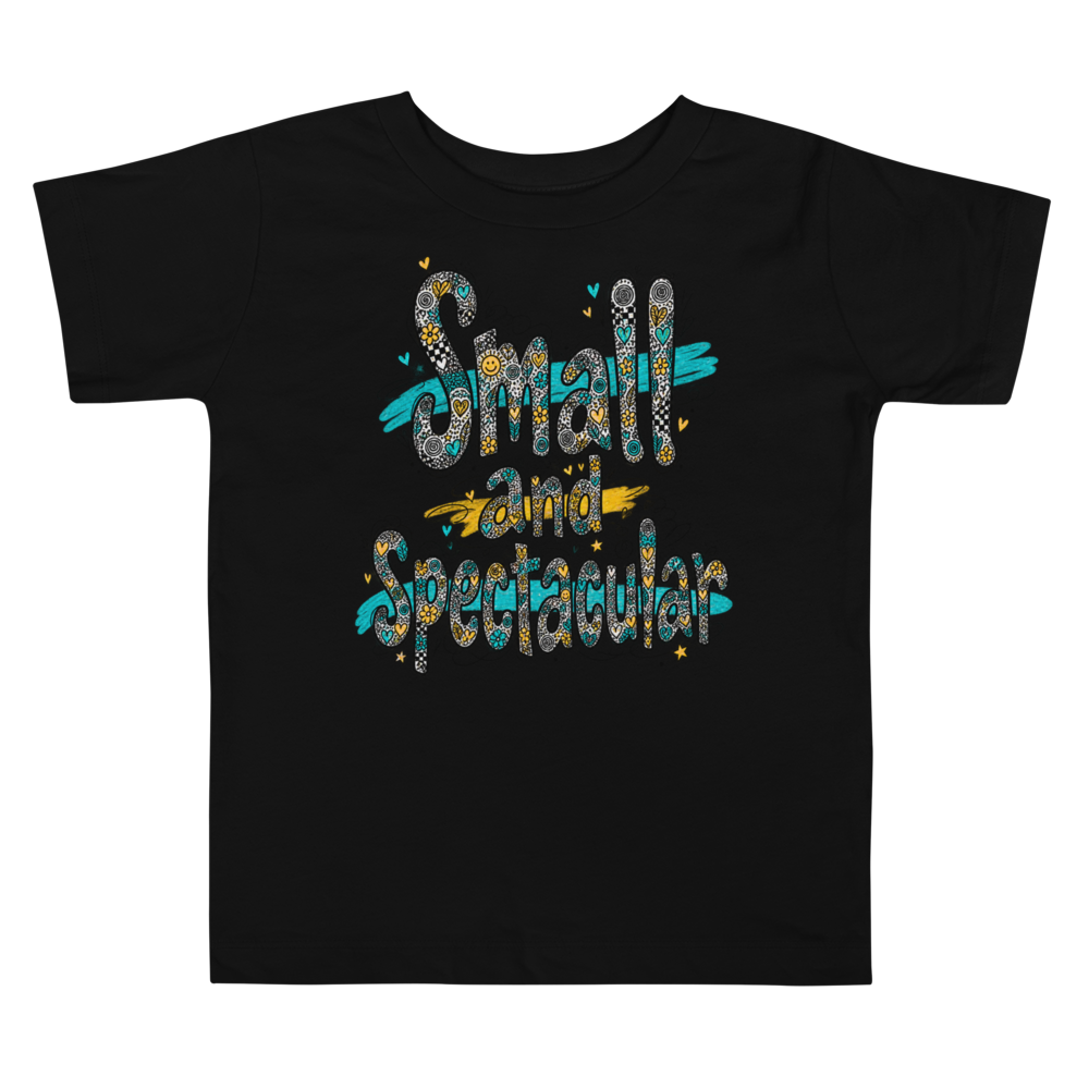 Exact Words Small And Spectacular Tall Narrow Words Max Doodles Toddler T Shirt alternate view