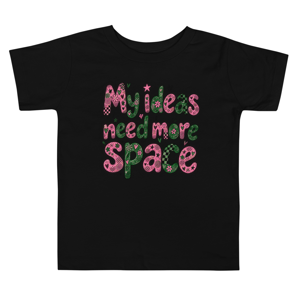 Exact Words My Ideas Need More Space Expanding Max Doodles Toddler T Shirt alternate view