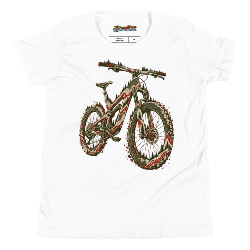 Night Route Youth T Shirt in White