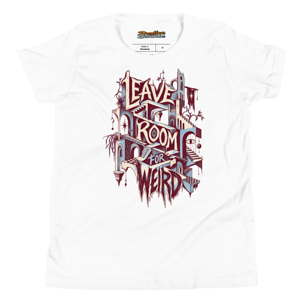Leave Room For Weird Youth T Shirt in White