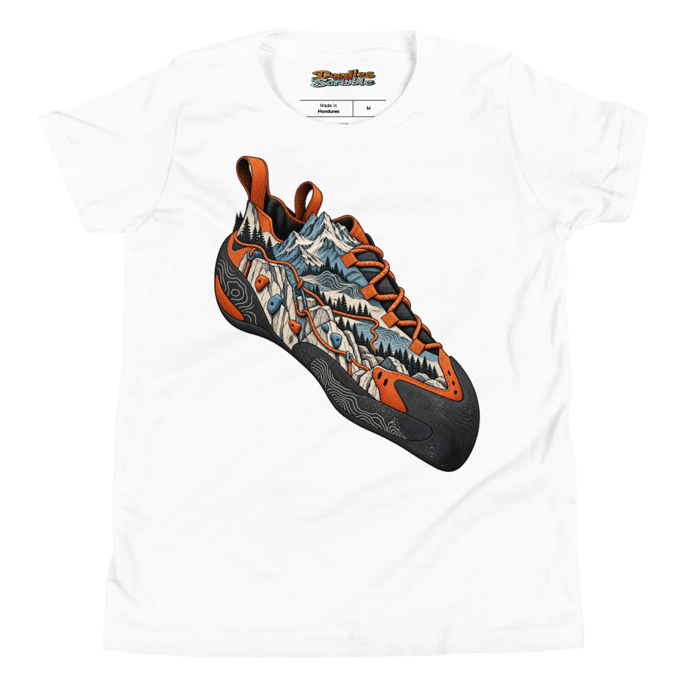 Switchback Youth T Shirt in White