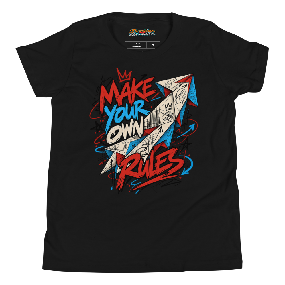 Make Your Own Rules Youth T Shirt alternate view