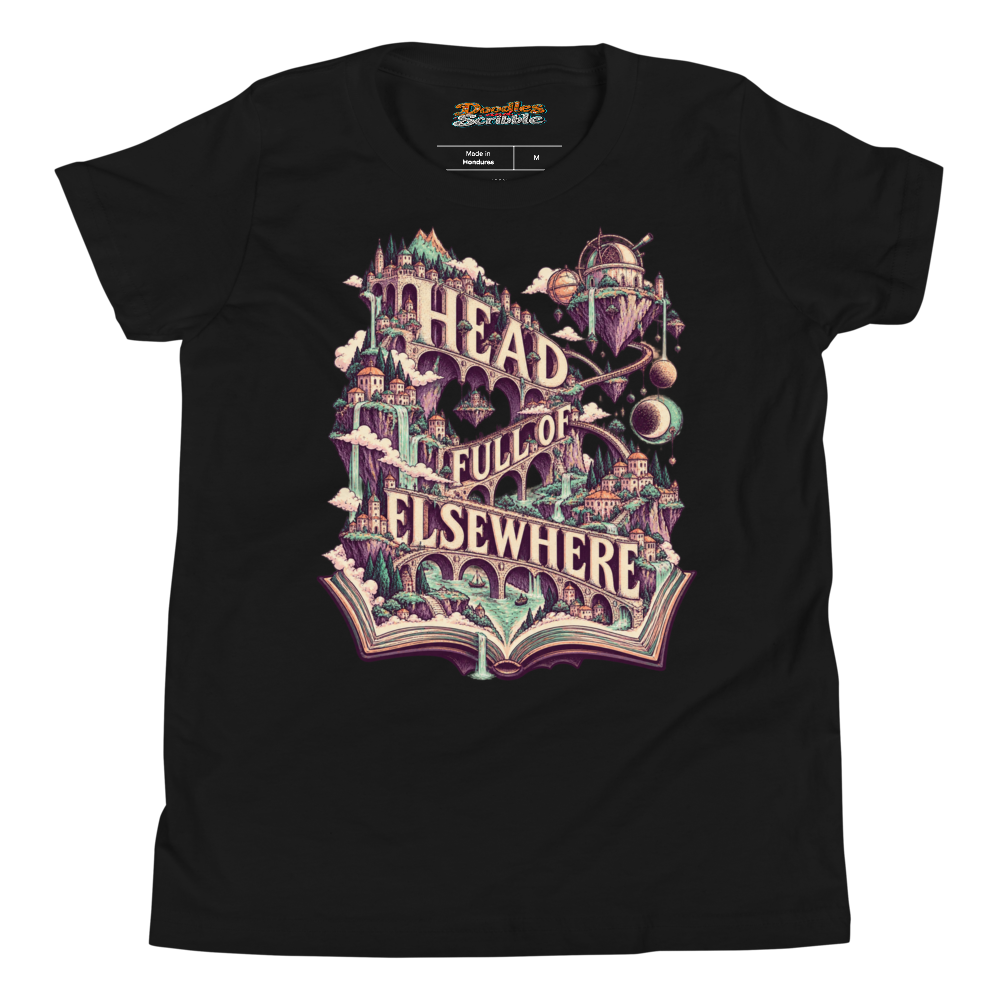 Head Full Of Elsewhere Youth T Shirt alternate view