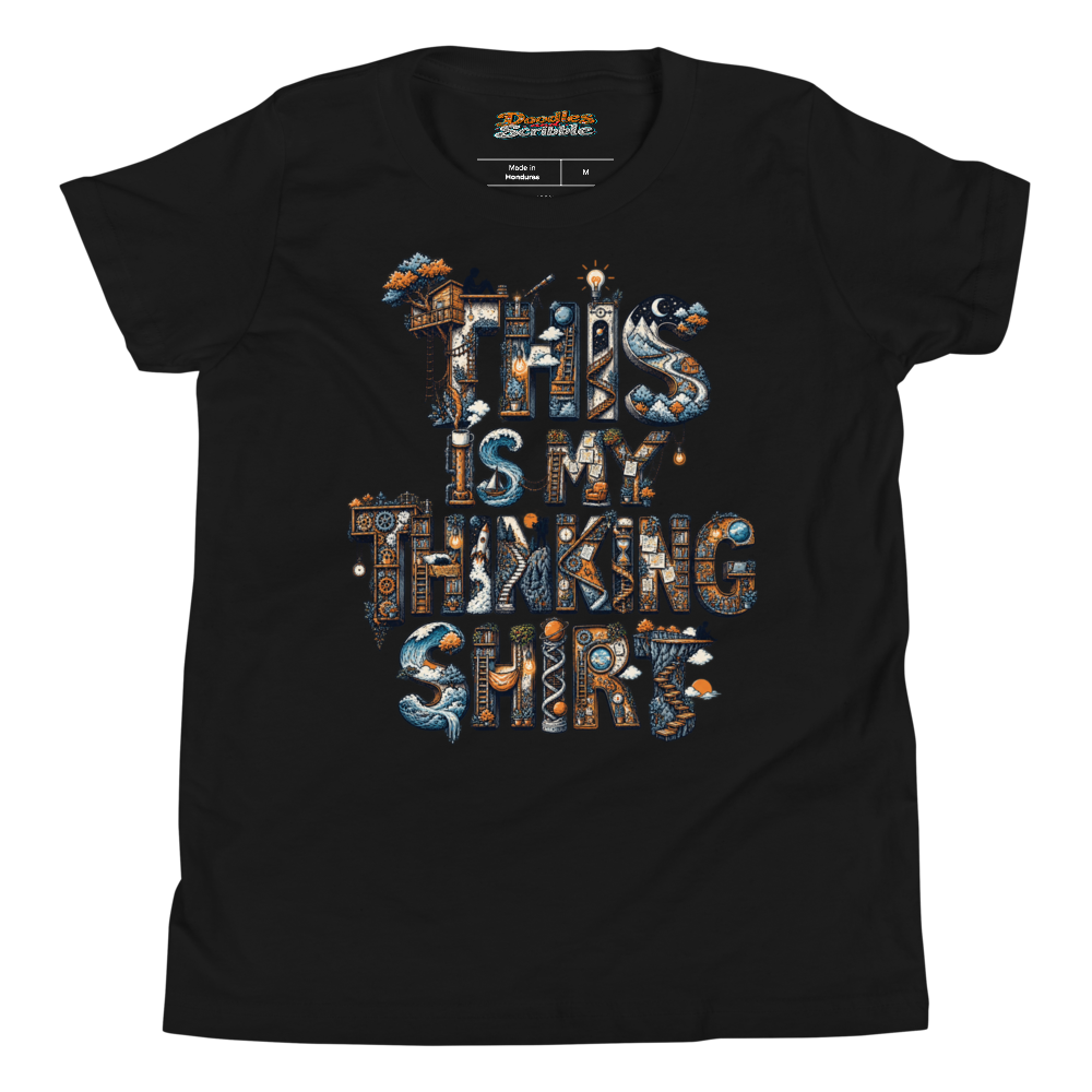 This Is My Thinking Shirt Youth T Shirt alternate view