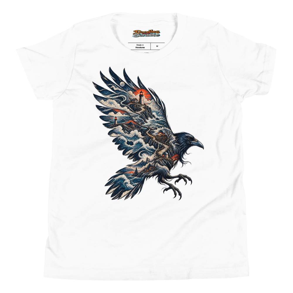 Inkstorm Raven Youth T Shirt