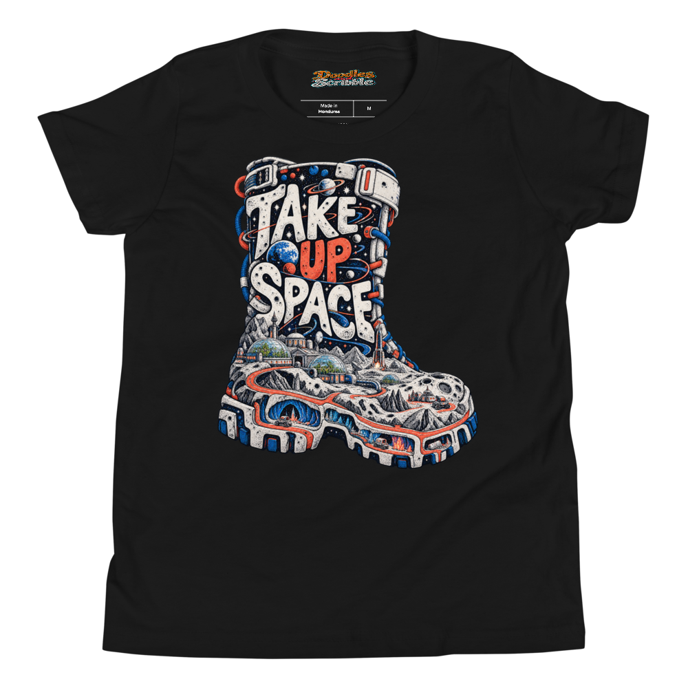 Take Up Space Youth T Shirt alternate view