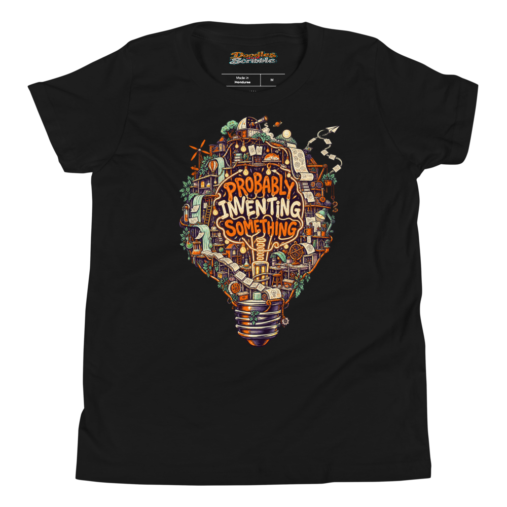 Probably Inventing Something Youth T Shirt alternate view