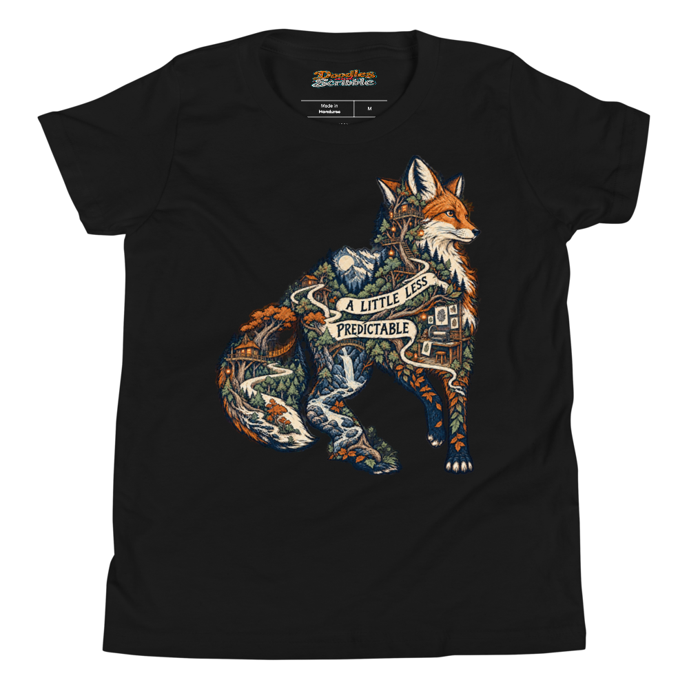 A Little Less Predictable Youth T Shirt alternate view