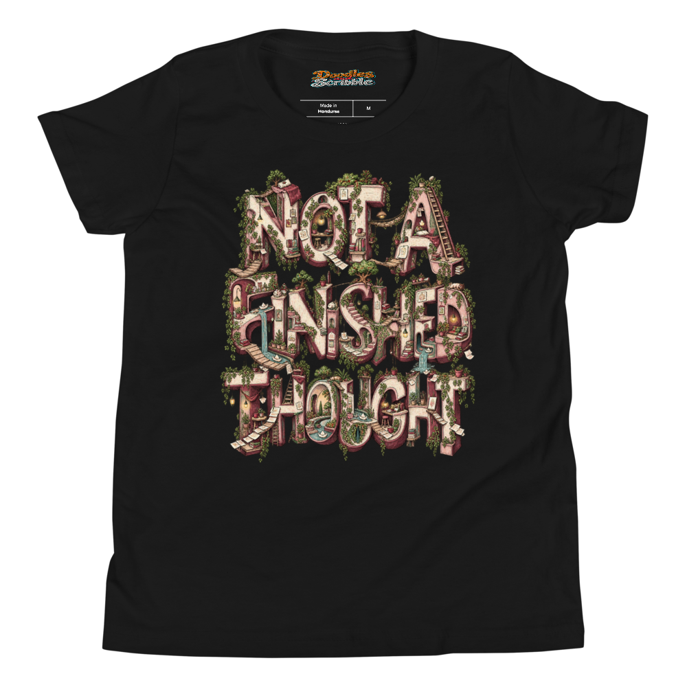 Not A Finished Thought Youth T Shirt alternate view