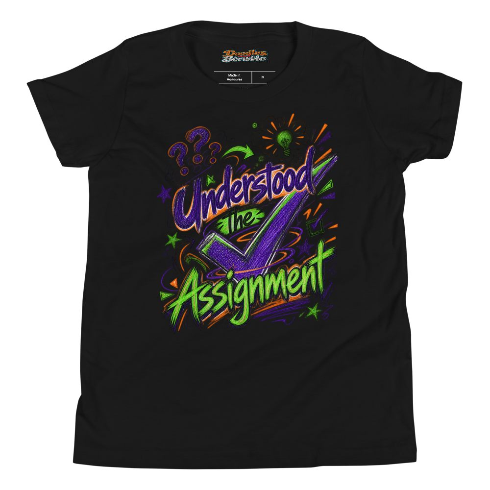 Understood the assignment Youth T Shirt alternate view
