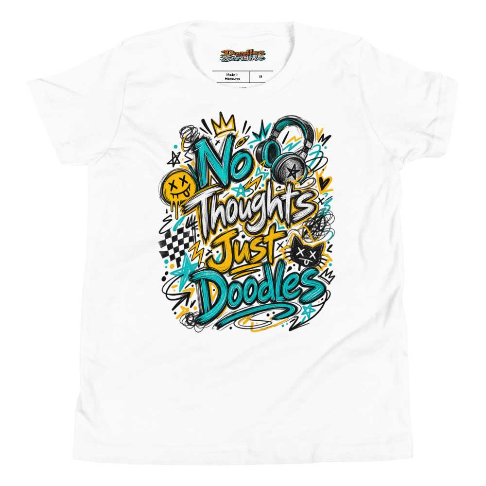 No Thoughts Just Doodles Youth T Shirt