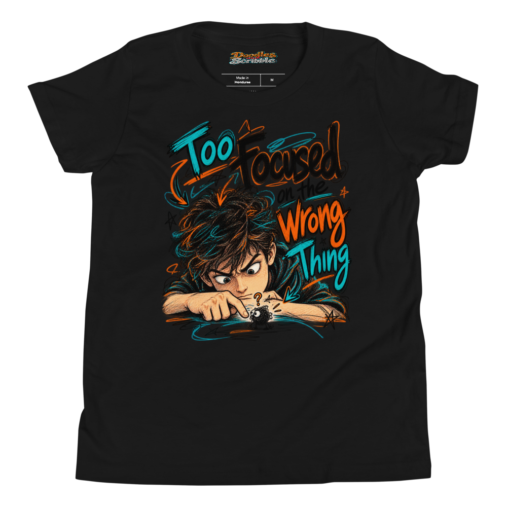 Too Focused on the Wrong Thing Youth T Shirt alternate view