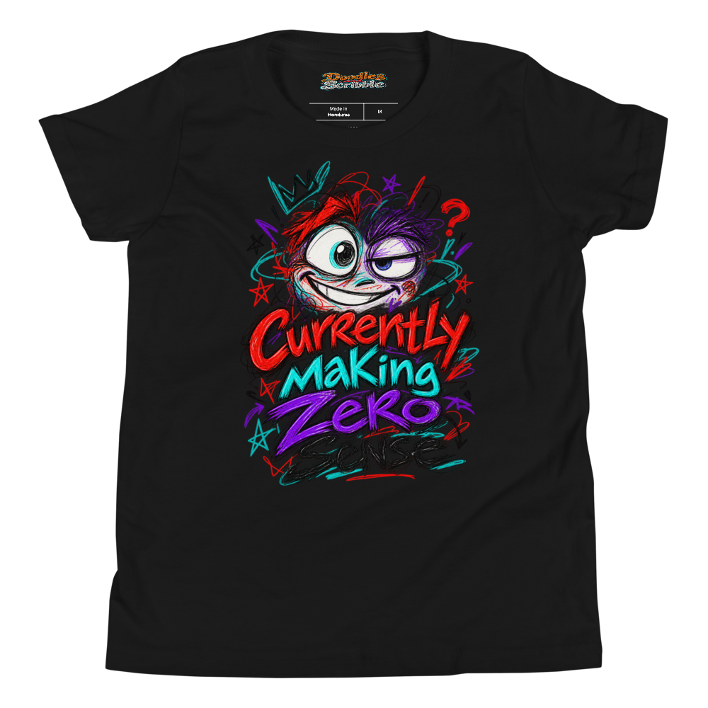 Currently Making Zero Sense Youth T Shirt alternate view